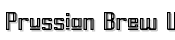 Prussian-Brew-Upper font